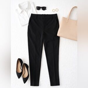 BBJ Los Angeles Black Pull-On Slim Ankle Pants - XL